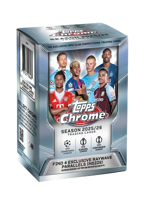 2025-26 Topps Chrome® UEFA Club Competitions Value Box